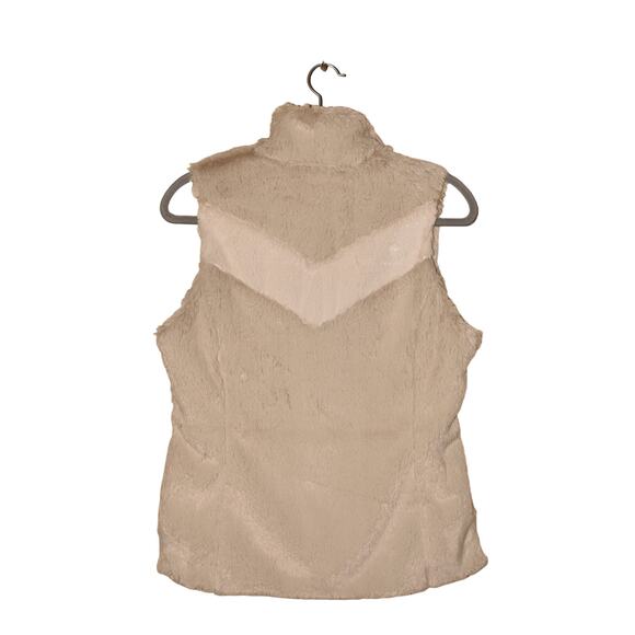 PATAGONIA $99 Soft High Pile Fleece Pelage Zip Vest Bleached Stone Medium - Picture 2 of 3